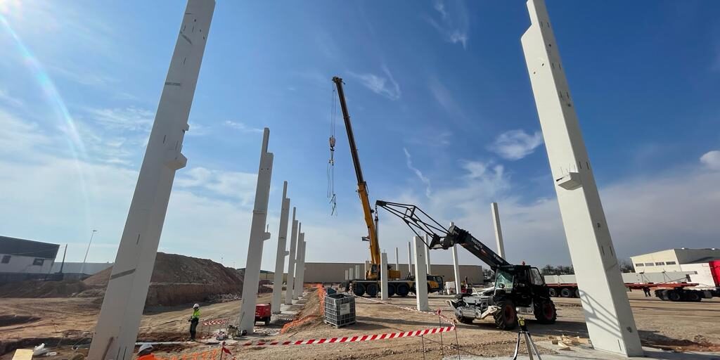 Avances de obra Logistic Park Manises – única plataforma obra nueva a julio 2023 Avances de obra Logistic Park Manises - única plataforma obra nueva a julio 2023