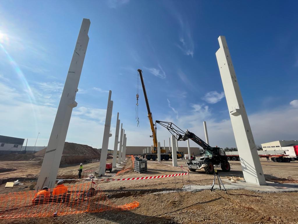 Avances de obra Logistic Park Manises – única plataforma obra nueva a julio 2023 Avances de obra Logistic Park Manises - única plataforma obra nueva a julio 2023
